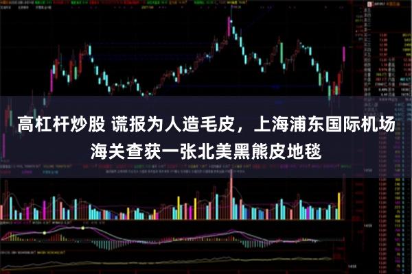 高杠杆炒股 谎报为人造毛皮，上海浦东国际机场海关查获一张北美黑熊皮地毯